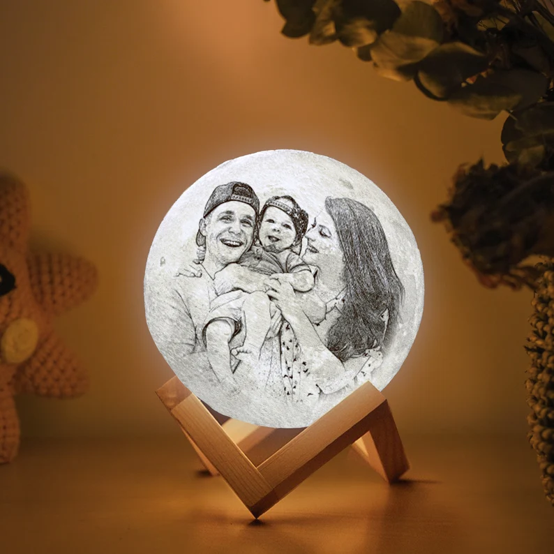 This Grandma Belongs To - Personalized Round Acrylic LED Lamp - Best Gift  For Mother, Grandma | Giftago